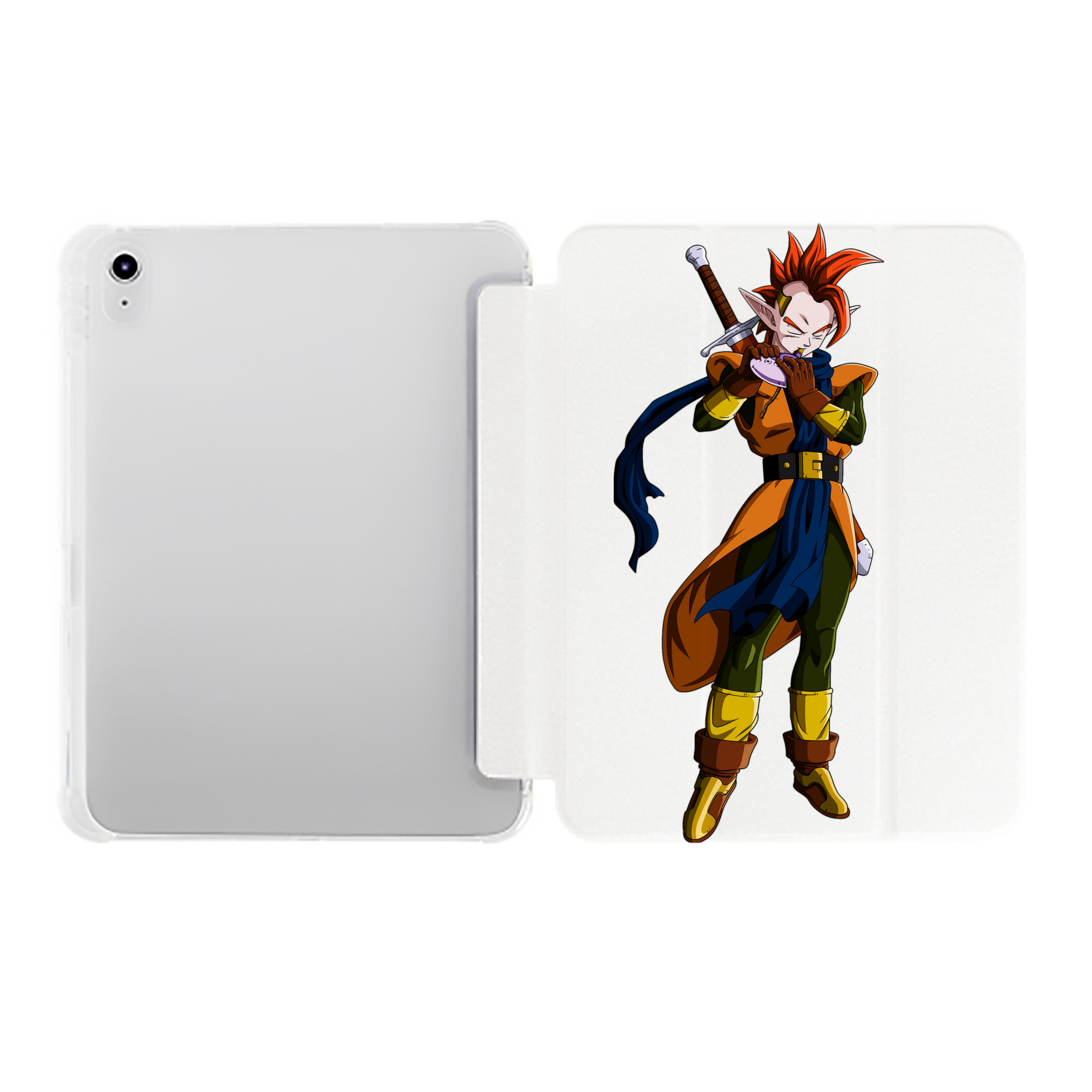 （画像用） ドラゴンボール DRAGON BALL IPad ケース ペン収納付き 三つ折りスタンド PUレザー×シリコン 対応機種9.5/10.5/10.9インチ